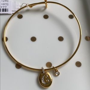 Nordstrom bracelet bangle C initial letter